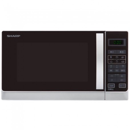 Sharp r-742ww - micro-ondes grill - blanc - 25l - 900 w - grill 1000 w -  pose libre